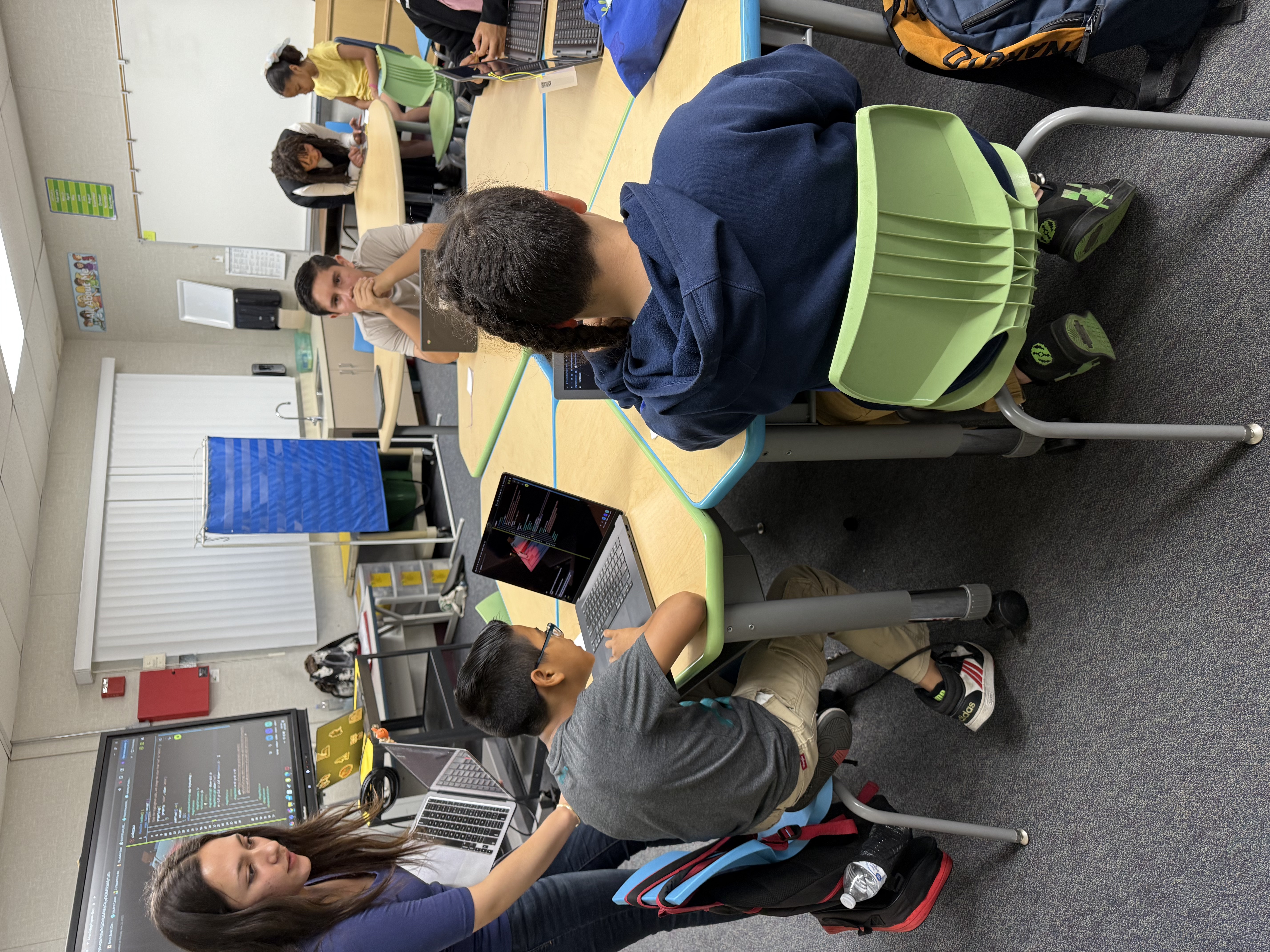Students coding session 1